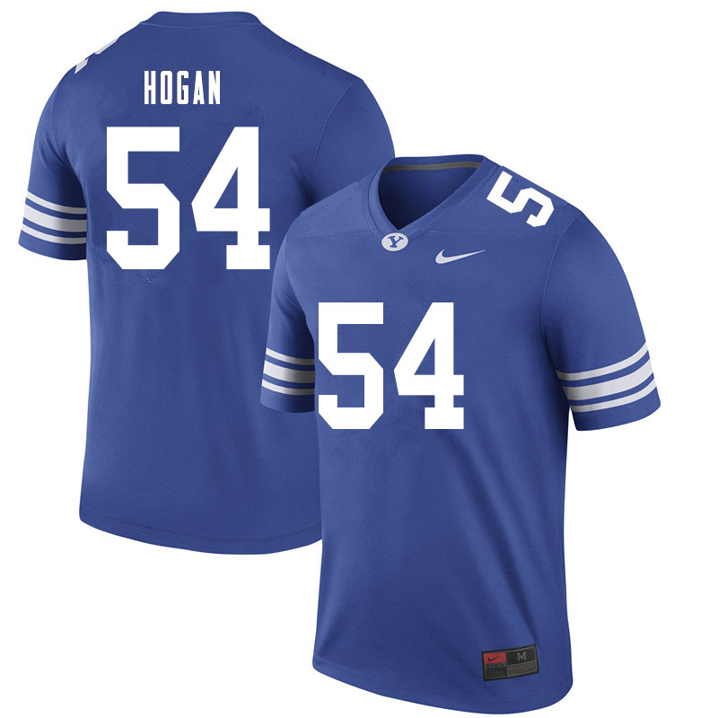Men #54 Britton Hogan BYU Cougars College Football Jerseys Sale-Royal